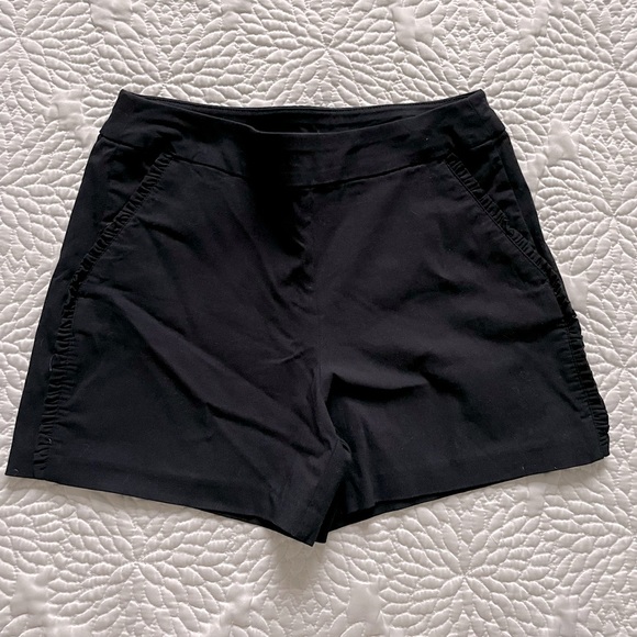 Bar III Black Shorts Ruffle Detail Size 4 - Picture 1 of 7